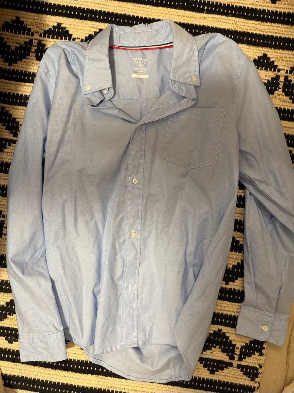 French Toast Light Blue Oxford Button-Down Shirt
